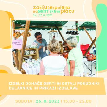 Sobota, tržnica in delavnice